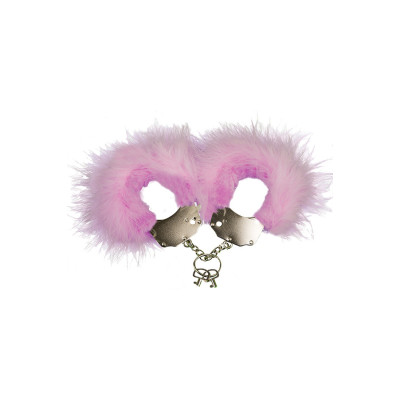 Наручники металеві Adrien Lastic Handcuffs Pink (розріз на упаковці)