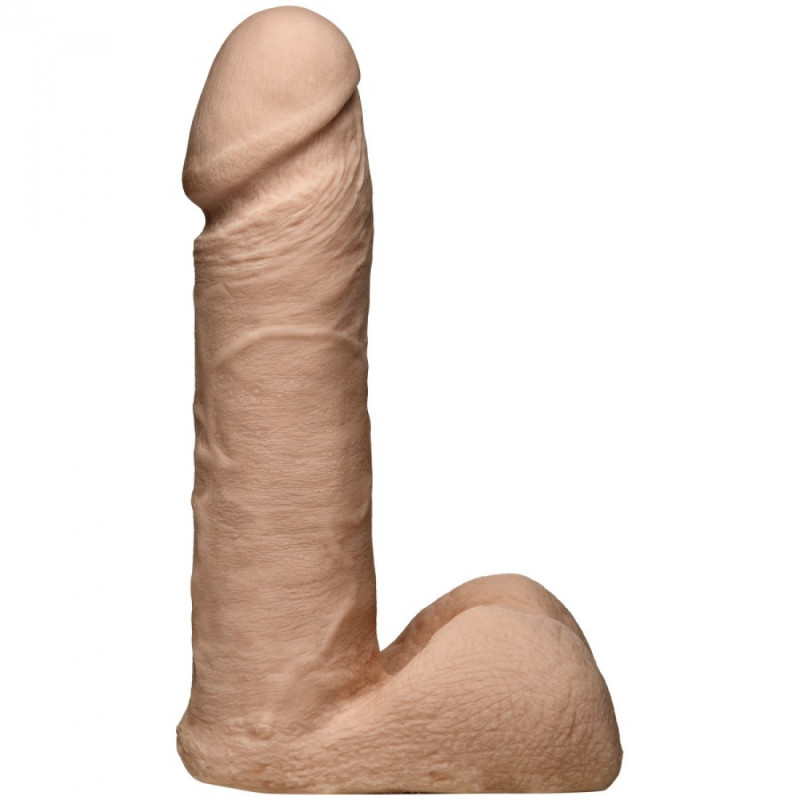 Фалоімітатор Doc Johnson Vac-U-Lock - 6 Inch ULTRASKYN Cock White, діаметр 4,3см (пом'ята упаковка)