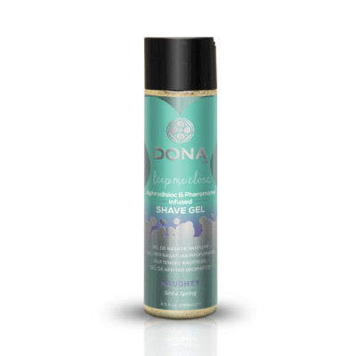 Гель для гоління DONA Intimate Shave Gel: Naughty Sinful Spring (250 мл) з феромонами і афродизіаками