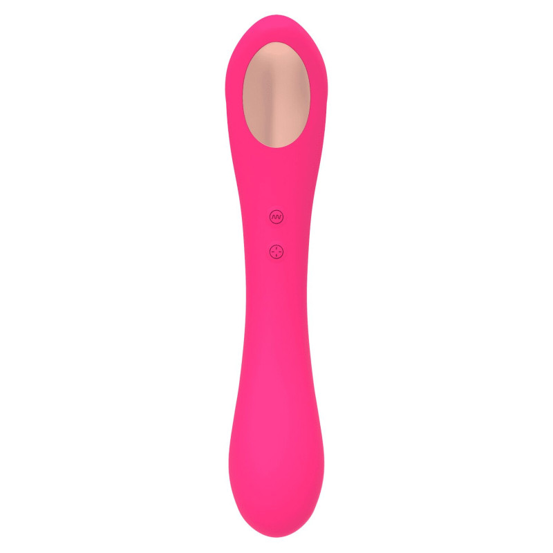Вібратор та вакуумний кліторальний стимулятор 2 в 1 Alive Quiver Magenta Pink оновлена модель