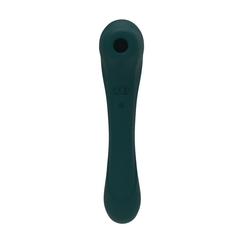 Вібратор та вакуумний кліторальний стимулятор Alive New Midnight Quiver Teal