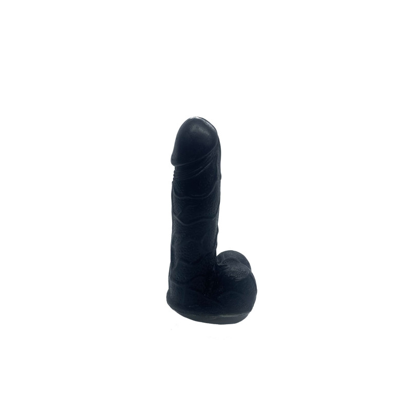 Крафтове мило-член з присоскою Чистий Кайф Black size S натуральне