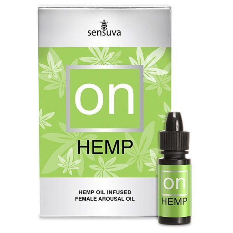 Збуджуючі краплі для клітора Sensuva - ON for Her Hemp Infused Arousal Oil 5 мл (пом'ята упаковка)
