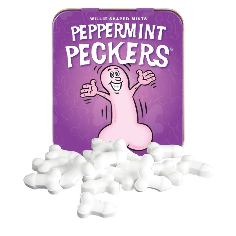 Цукерки Peppermint Peckers без цукру (45 гр)