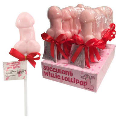 Льодяник член на паличці Succulent Willie Lollipop (35 гр)
