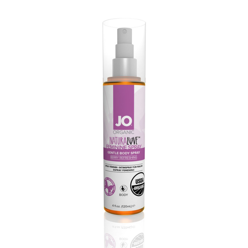 Спрей для тіла і інтимних зон JO Feminine Spray Berry Body (120 мл) з ароматом ягід, USDA