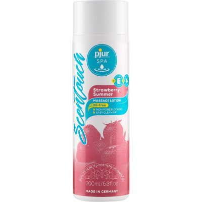 Масажний лосьйон Pjur SPA Scentouch - Полуниця 200 мл