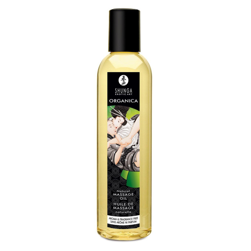 Органічне масажне масло Shunga ORGANICA - Natural (250 мл) з вітаміном Е
