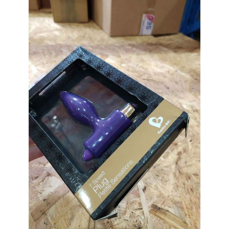 Анальний вібратор Rocks Off Petite Sensations - Plug Purple (невелика вм'ятина на упаковці)