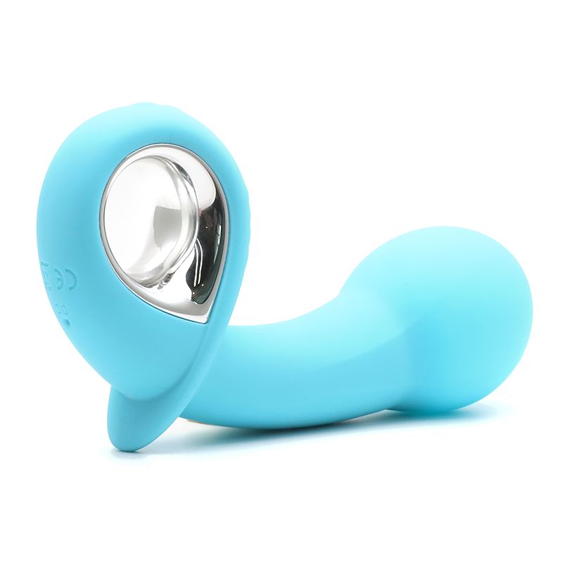 Анальний вібратор KISSTOY Klein Blue з надувним кінчиком, unisex, діаметр 35-50мм