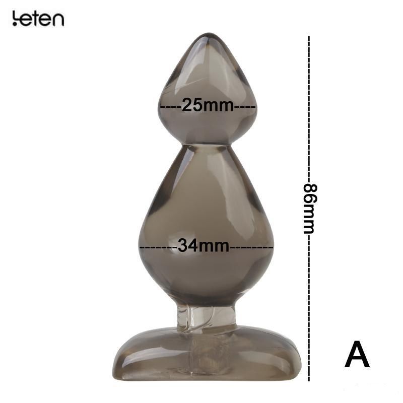 Анальна пробка-ялинка Leten Ariel Plug (35х86), макс. діаметр 3,5 см