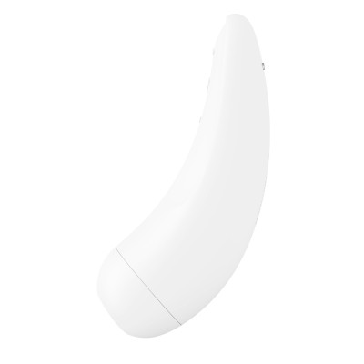 Вакуумний кліторальний стимулятор Satisfyer Curvy 2+ White (пом'ята упаковка)