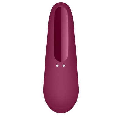 Вакуумний кліторальний стимулятор Satisfyer Curvy 1+ Rose Red (пом'ята упаковка)