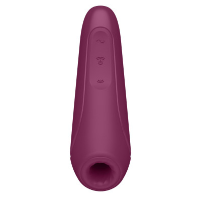 Вакуумний кліторальний стимулятор Satisfyer Curvy 1+ Rose Red (пом'ята упаковка)
