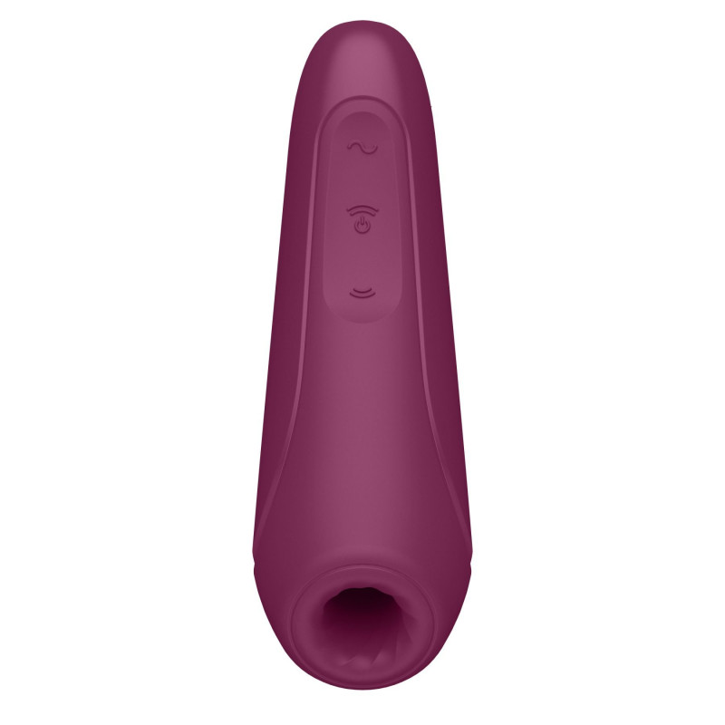 Вакуумний кліторальний стимулятор Satisfyer Curvy 1+ Rose Red (пом'ята упаковка)