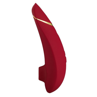 Вакуумний кліторальний стимулятор Womanizer Premium, червоний