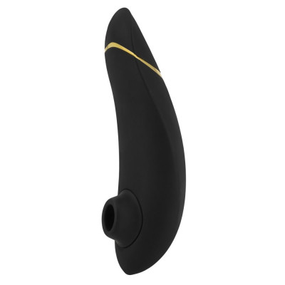 Вакуумний кліторальний стимулятор Womanizer Premium, чорний
