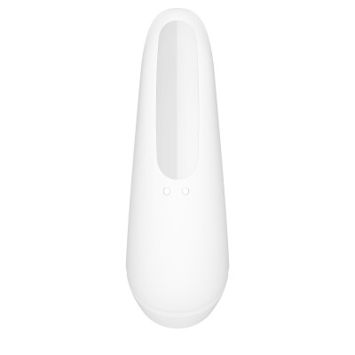 Вакуумний кліторальний стимулятор Satisfyer Curvy 1+ White (м'ята/розкрита упаковка)