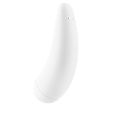 Вакуумний кліторальний стимулятор Satisfyer Curvy 2+ White (пом'ята упаковка)