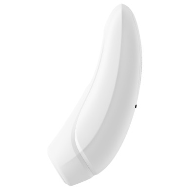 Вакуумний кліторальний стимулятор Satisfyer Curvy 1+ White (м'ята/розкрита упаковка)