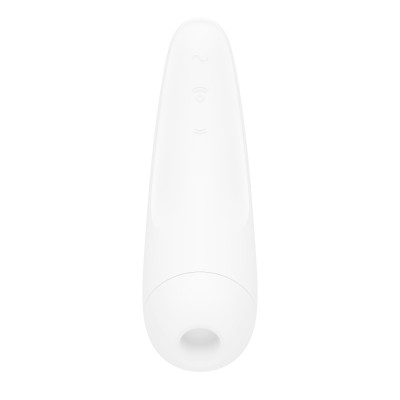 Вакуумний кліторальний стимулятор Satisfyer Curvy 2+ White (пом'ята упаковка)