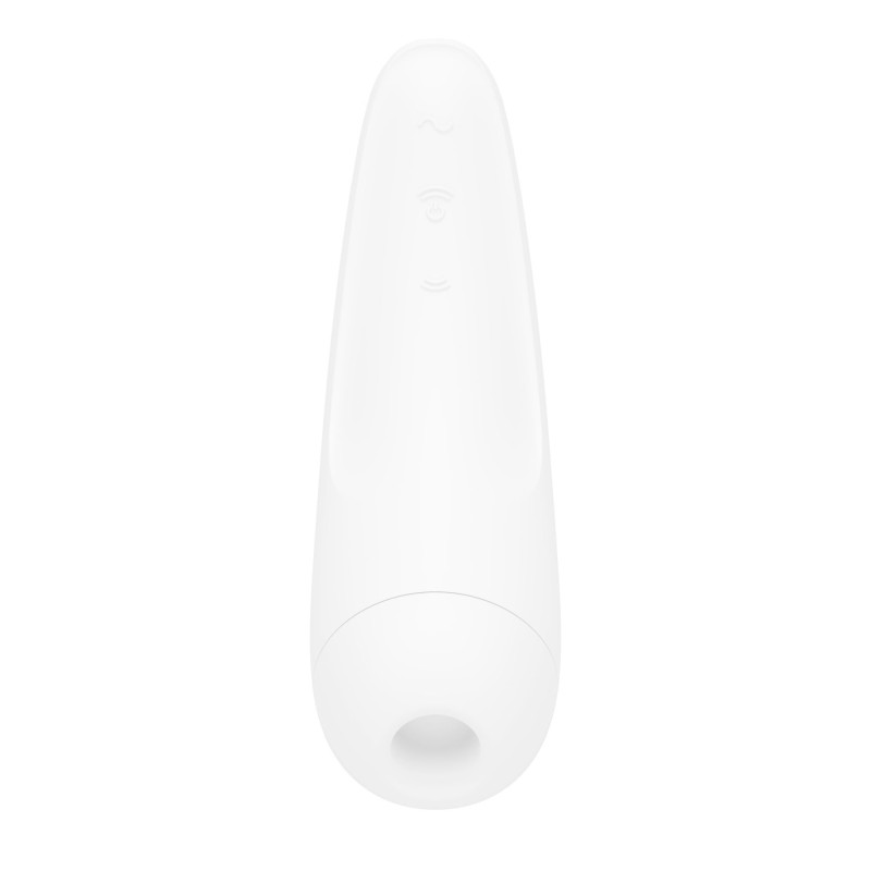 Вакуумний кліторальний стимулятор Satisfyer Curvy 2+ White (пом'ята упаковка)