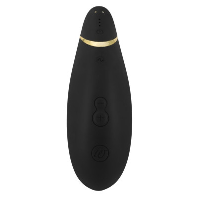 Вакуумний кліторальний стимулятор Womanizer Premium, чорний