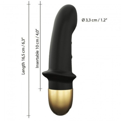Вібратор Dorcel Mini Lover Black 2.0 перезаряджається (пом'ята упаковка)