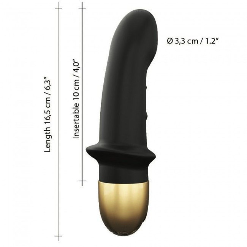 Вібратор Dorcel Mini Lover Black 2.0 перезаряджається (пом'ята упаковка)