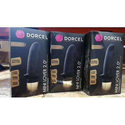 Вібратор Dorcel Mini Lover Black 2.0 перезаряджається (пом'ята упаковка)