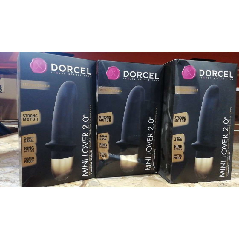 Вібратор Dorcel Mini Lover Black 2.0 перезаряджається (пом'ята упаковка)