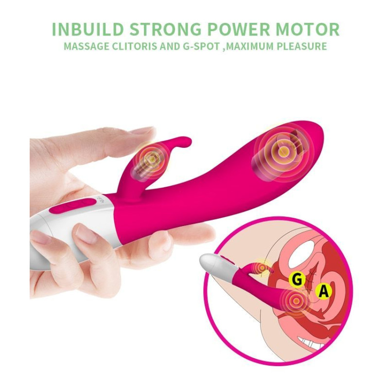Вібратор з підігрівом Leten Female Vibrator (акумулятор 3.7V)