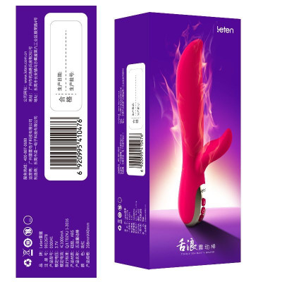 Хвильовий вібратор з підігрівом Leten Tongue Wave Vibrator, м'який кінчик, хвильової масаж