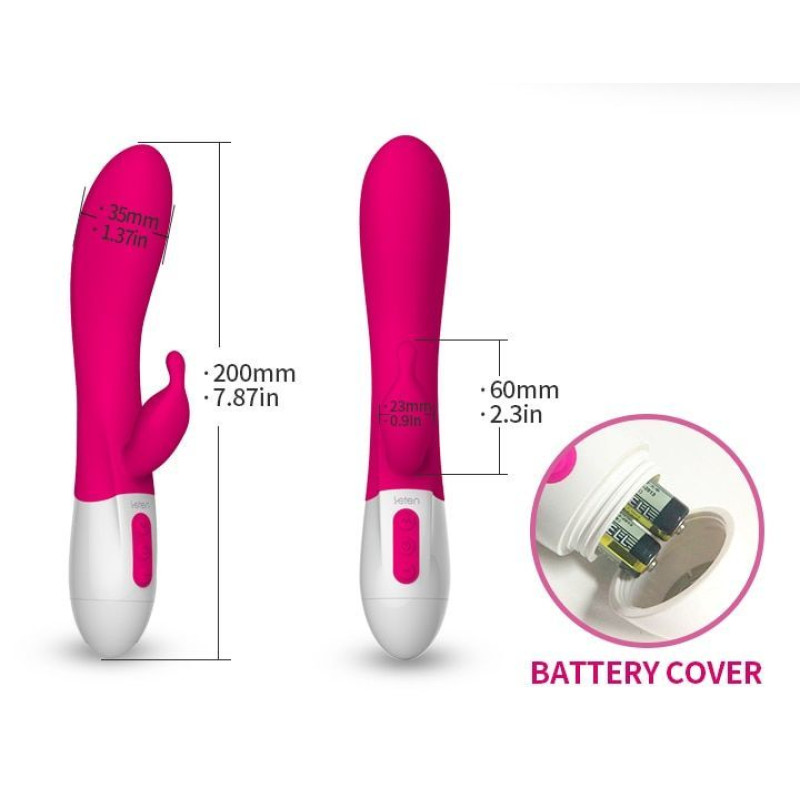 Вібратор з підігрівом Leten Female Vibrator (AAA 3.0V)