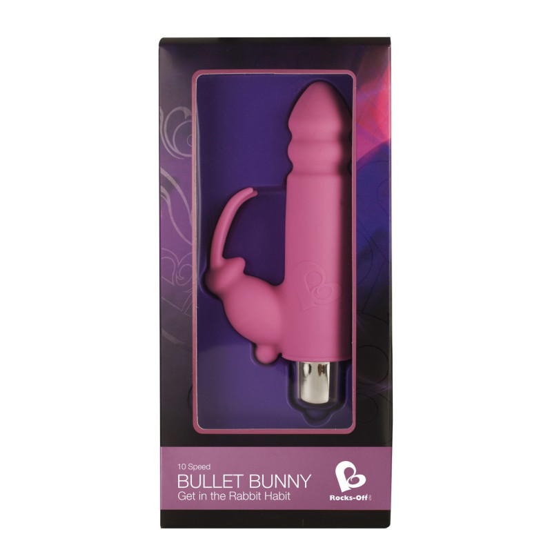 Вібратор-кролик Rocks Off Bullet-Bunny 10 Pink
