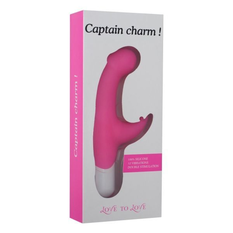 Вібратор кролик Love To Love CAPTAIN CHARM Pink зі стимуляцією точки G