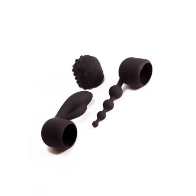 Вібромасажер з насадками Pornhub Supercharge Wand Set (незначні дефекти пакування)