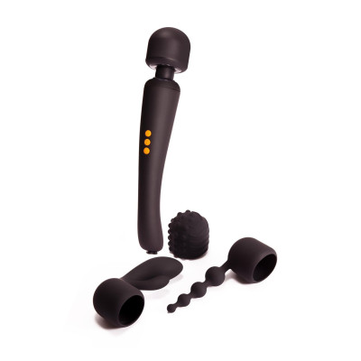 Вібромасажер з насадками Pornhub Supercharge Wand Set (незначні дефекти пакування)