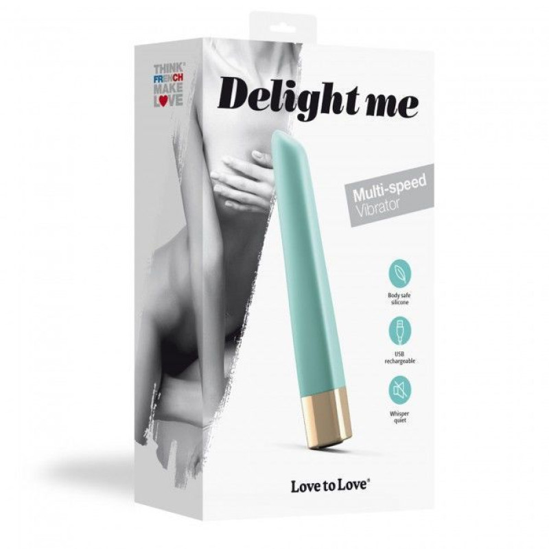 Потужний мінівібратор Love To Love Delight Me Menthe з м'яким кінчиком (пом'ята упаковка)