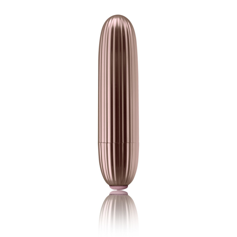 Вібропуля Rocks Off CoCo Rose Gold ребриста