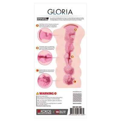 Мастурбатор вагіна двошаровий Kokos Gloria DL