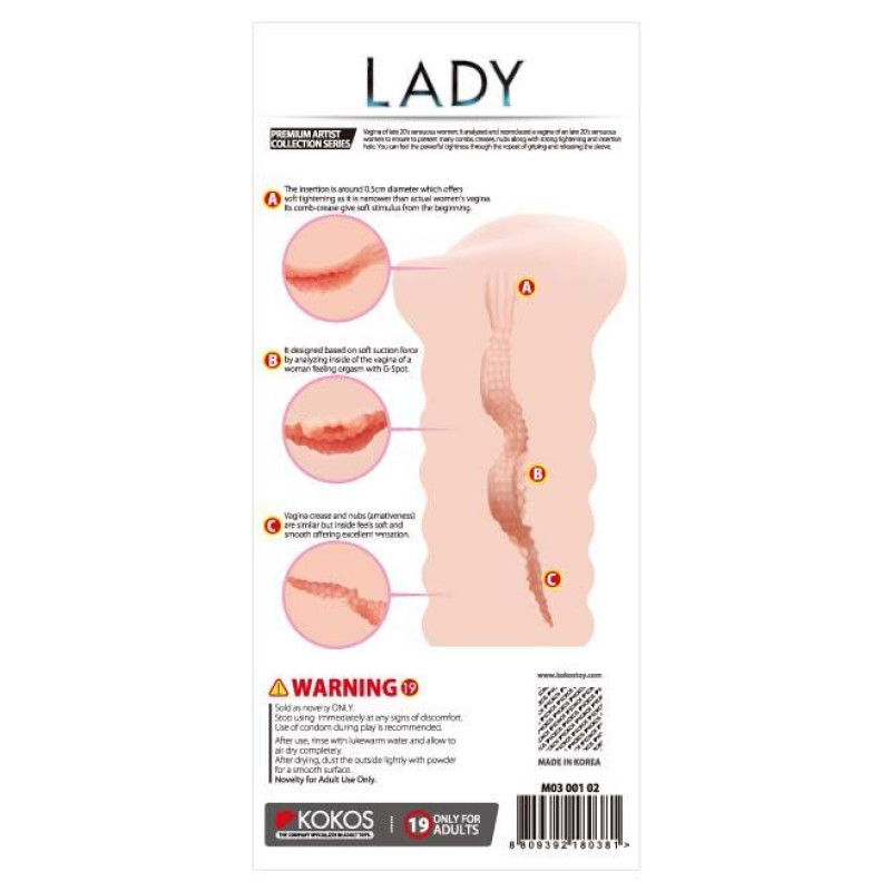 Мастурбатор вагіна Kokos Lady
