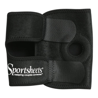Ремінь на стегно для страпона Sportsheets Thigh Strap-On, на липучці, можна на подушку, обсяг 55см