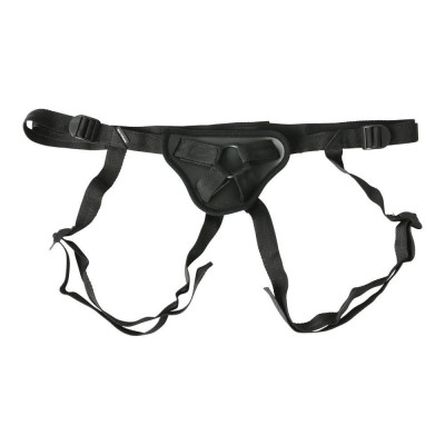 Труси для страпона Sportsheets - Entry Level Strap-On Waterproof Black, можна в душі або ванні