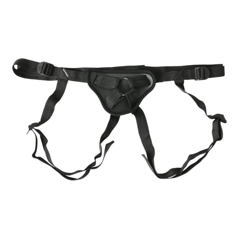 Труси для страпона Sportsheets - Entry Level Strap-On Waterproof Black, можна в душі або ванні