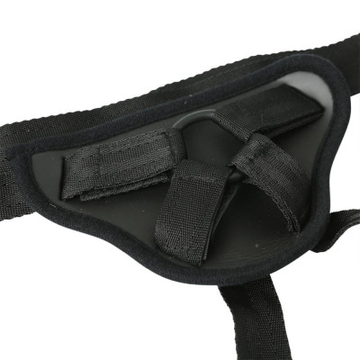 Труси для страпона Sportsheets - Entry Level Strap-On Waterproof Black, можна в душі або ванні