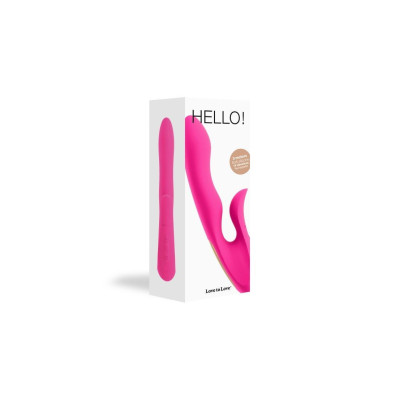 Мега потужний вібратор Love To Love HELLO! вагінально-кліторальний з трьома моторами