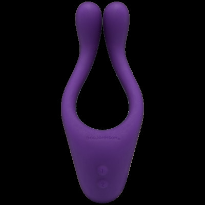Вібратор для пар Doc Johnson Tryst Purple