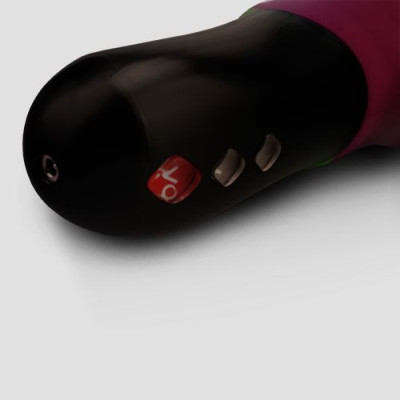 Вібратор-пульсатор AVO A2 Red Wine зі стимулюючим рельєфом і стимуляцією точки G