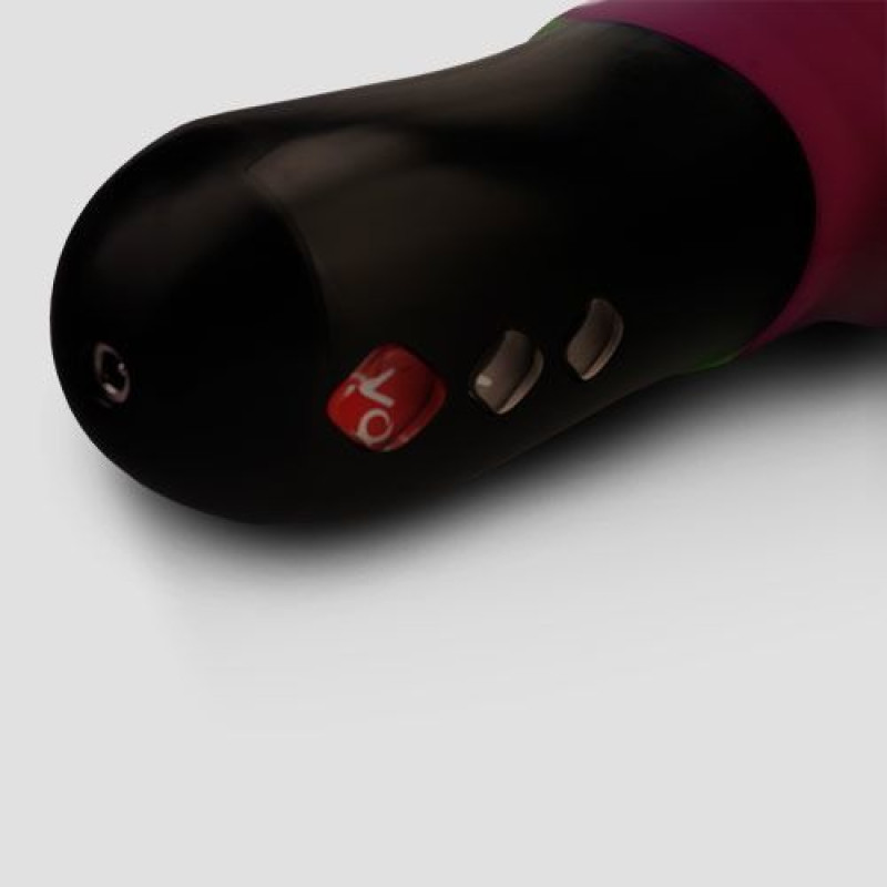 Вібратор-пульсатор AVO A2 Red Wine зі стимулюючим рельєфом і стимуляцією точки G